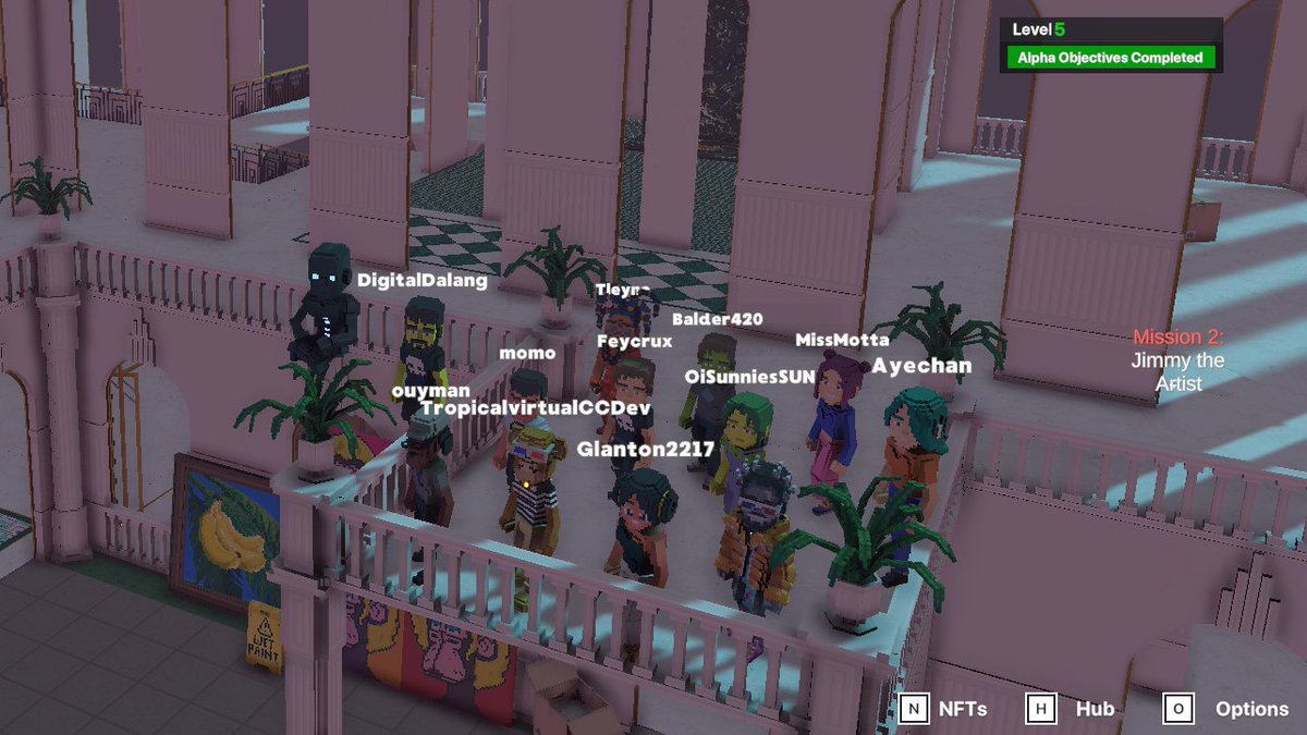 Meeting with the <a href="/CryptoCitiesDev/">CryptoCities Development</a> team who created the BAYC: Miami 2035 in <a href="/TheSandboxGame/">The Sandbox</a> 

What a nice experience that has real communication with others in the metaverse!!

Special thanks to <a href="/tropicalvirtual/">𝙩𝙧𝙤𝙥𝙞𝙘𝙖𝙡🌴</a> for this event!!

PS. More will comes in the BAYC: Miami 2035 😁