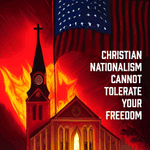 Photo by Stop Christian Nationalism (@NationalismStop)