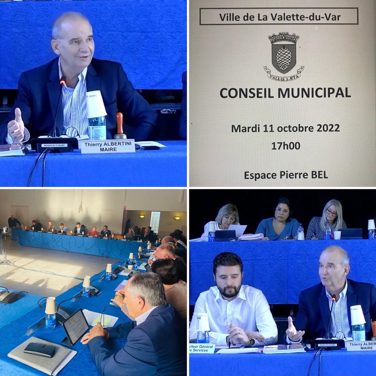 Ce soir nous sommes réunis à l’Espace Pierre Bel pour la séance du Conseil Municipal. <a href="/lavalette83160/">Ville de La Valette-du-Var</a>