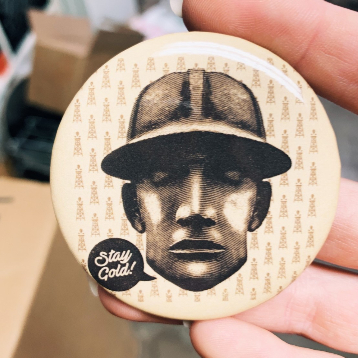 Tulsa’s Driller is staying gold and you can too! Keep your refrigerator from getting lonely with this magnet! ✨