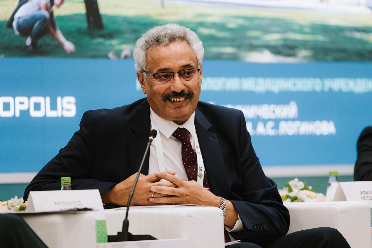 Metropolis_LLC's tweet photo. On October 7, Mohamed Nasser, Commercial Director of Metropolis, took part in the XIV International Scientific Conference MES on the topic “Modern engineering systems. Health Architecture”.
He spoke alongside industry leaders and presented a case of Loginov Hospital. https://t.co/s4aGJFY2Va