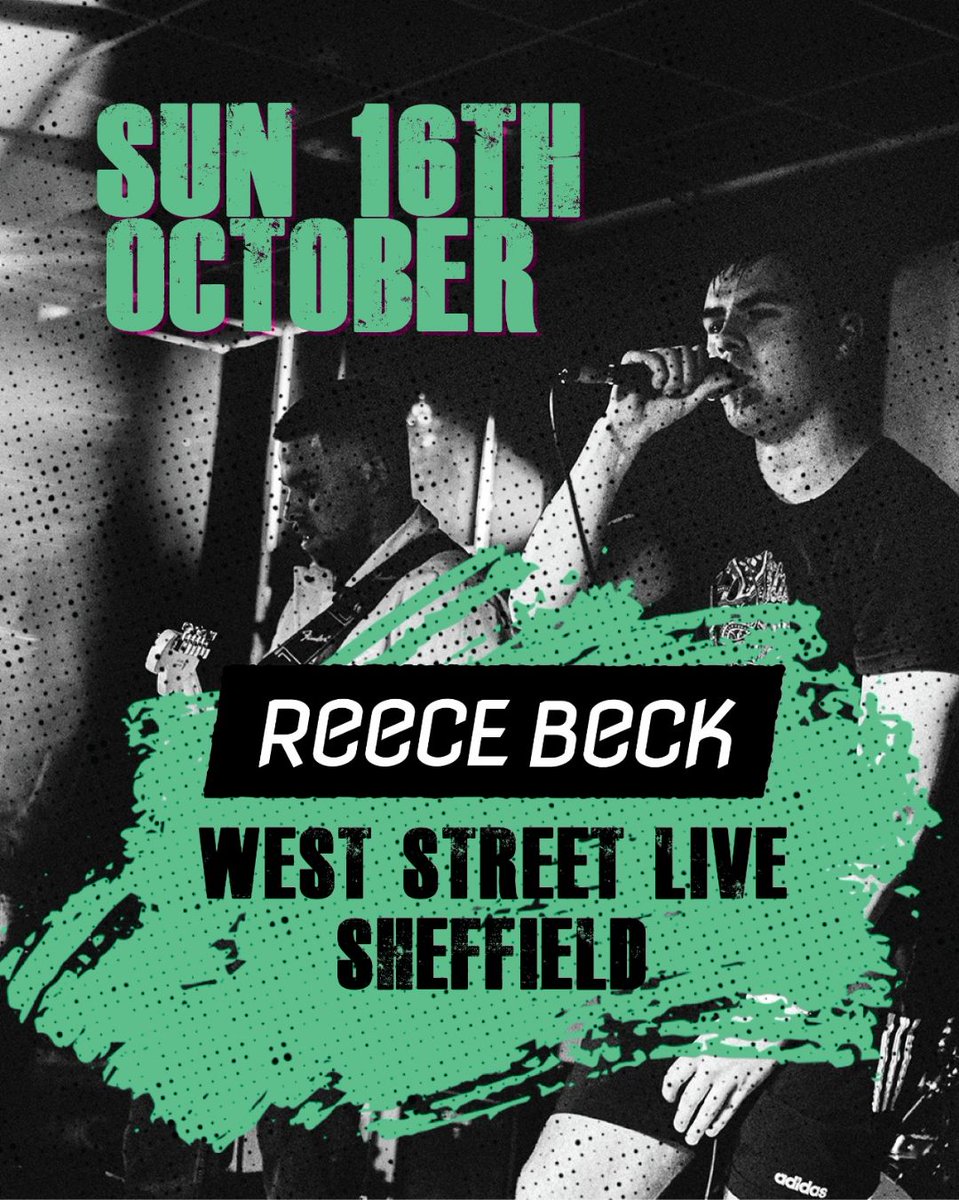 Reece Beck (@reeceebeck) on Twitter photo Just 5 days now until we take on Sheffield! Can't wait to come play at <a href="/WestStreetLive/">West Street Live</a> - free entry don't miss it! Just 5 days now until we take on Sheffield! Can't wait to come play at <a href="/WestStreetLive/">West Street Live</a> - free entry don't miss it!