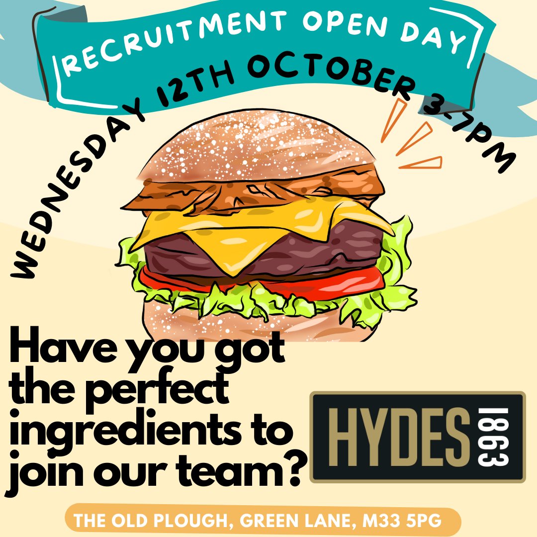Hydes Careers tweet media