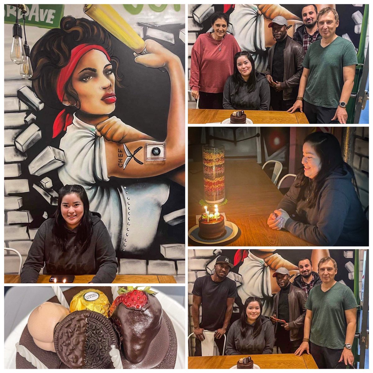 eterra_kitchen's tweet photo. From Last Week, Celebrating Stephaniโs Birthday with Team e.terra!! ๐ฅณ๐ฅณ
#foodentrepreneur #birthdaycake #nycparty #foodentrepreneur #foodfun #nyccommercialkitchen #nyckitchenrental #nycrentalkitchen #nyceventspace #culinaryvoice #getsetgrow #harlemny #eterrakitchen https://t.co/UozPPouO4a