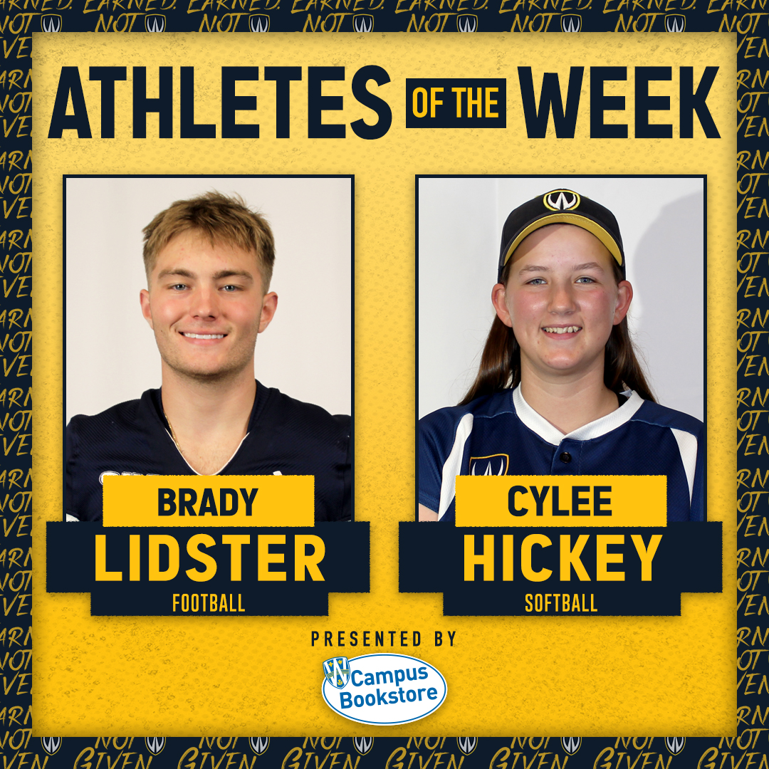 Congratulations to our athletes of the week - Brady Lidster from football & Cylee Hickey from softball! #AOTW #LancerFamily #WSR