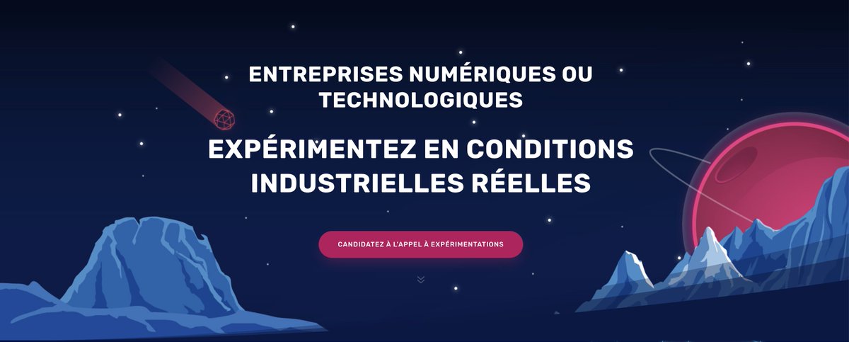 [#PlugIn] Renversement du principe pour cette 7e édition qui se réinvente &amp; part des entreprises du #numérique : si vous êtes l'une d'entre elles et cherchez un terrain industriel d'expérimentation ➡️plugin-now.fr/appel-a-experi… 4 binômes/projets seront accompagnés #digital #industrie