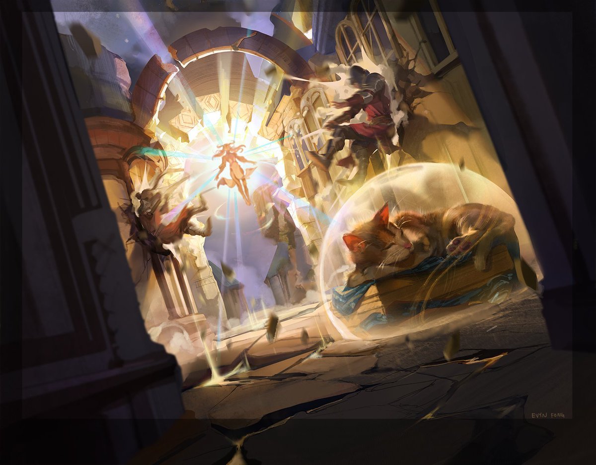 ✨Hello #PortfolioDay ! My name is Evyn Fong and I do concept art and illustration for Magic the Gathering, Dungeons and Dragons, and video games.  Here's some of my favorite pieces : )