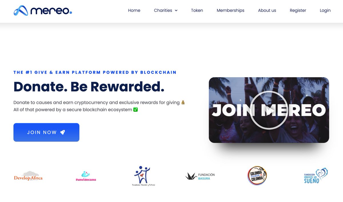 30 days old already 🎉
Thank you to everyone who has joined our Beta.
We're pleased to announce that mereo.network is now open to everyone globally 🌎
Join today, donate, do good and receive rewards, all of that powered by blockchain.
Only on mereo.network ✅