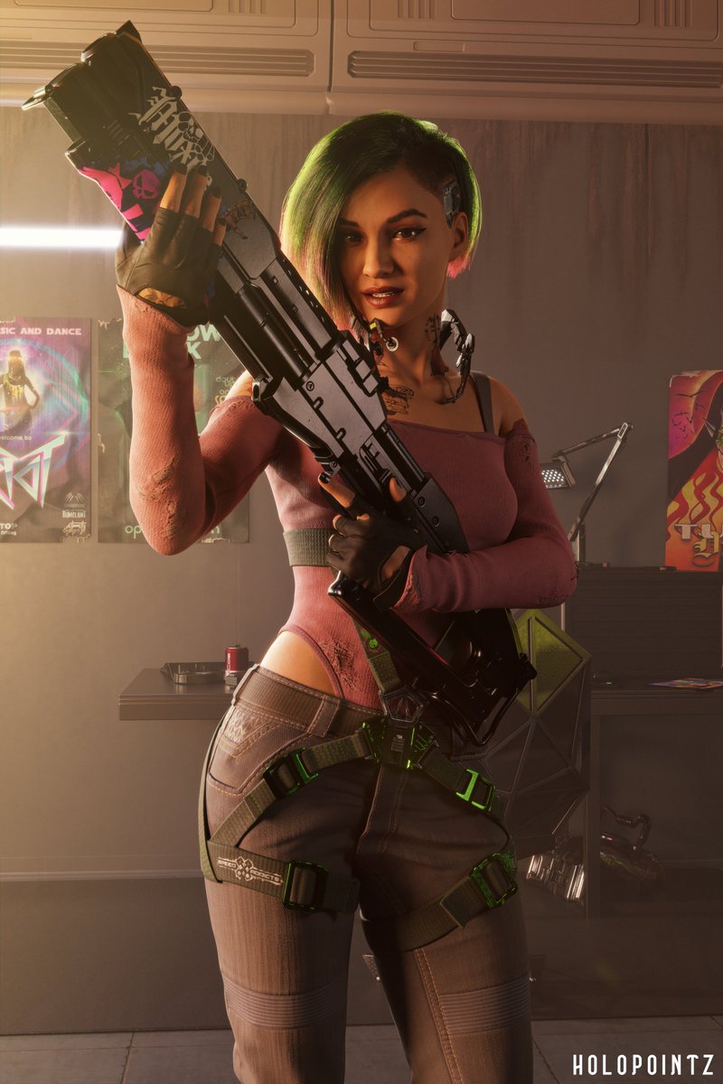 Rigid3D on Twitter "RT hoIopointz Judy with her shotgun "Mox", for