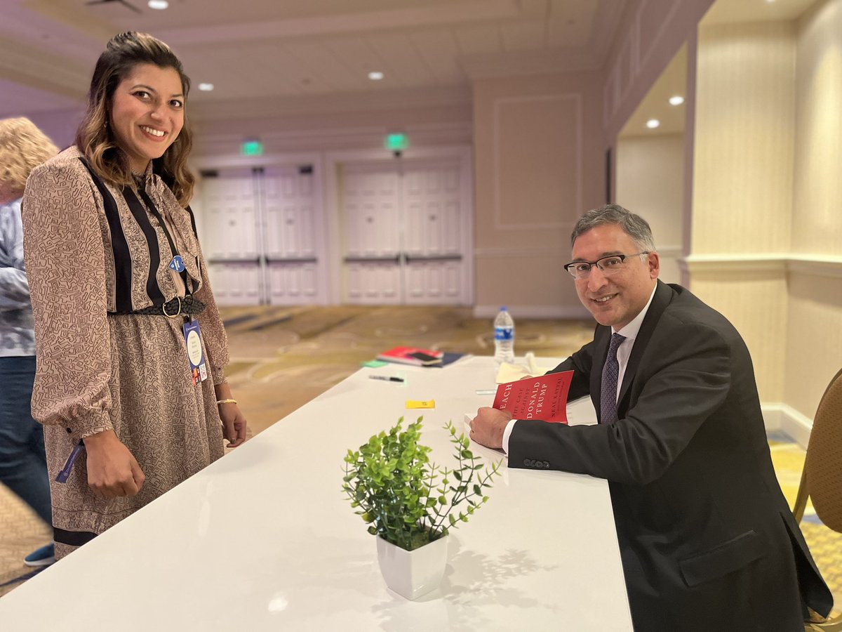 Got a real dose of inspiration and a key reminder that being a child of immigrants is not weakness…but a strength, from <a href="/neal_katyal/">Neal Katyal</a>. So wonderful hearing you speak today🙏🏽