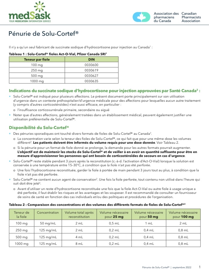 med_Sask's tweet photo. Bien qu'il n'y ait actuellement aucune pénurie de ce produit, cette ressource comprend également des renseignements utiles : https://t.co/anhqf5GvyA https://t.co/1lt2mIT3MZ