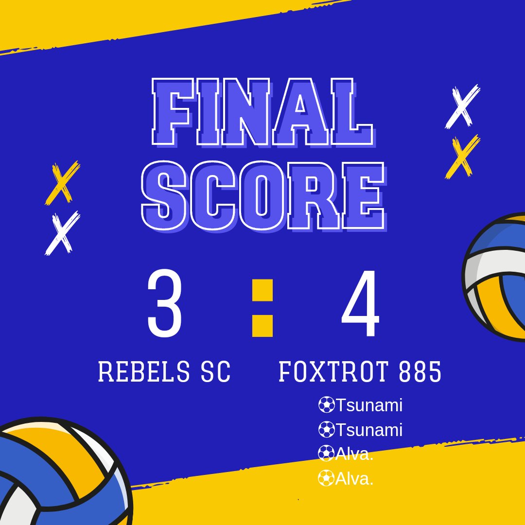 Final results on our game against Rebels sc
#Re betsa go utwala🔥