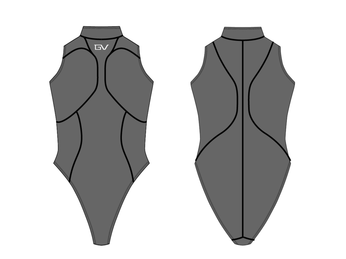 「昨日支援サイトに挙げた新作競泳水着デザイン案
青はコミケで出せればと画策中!
二」|ユリズクオウル🦉のイラスト