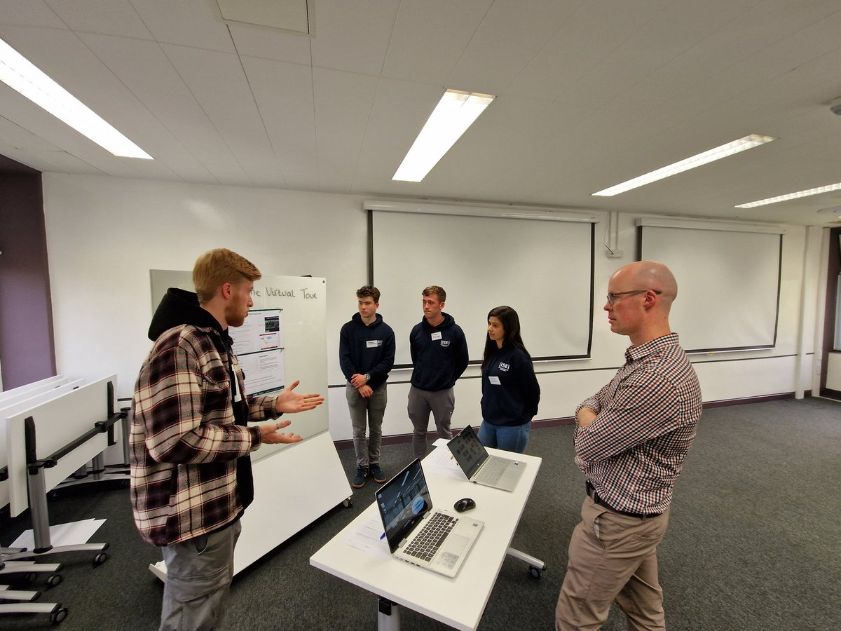 ImmersiveSE's tweet photo. ISE Residency Partners finally get to meet ISE students. At just day 12 of their college lives students demo their first 2 projects in an industry show and tell 👏👏#learnbydoing
@ImmersiveSE @UL https://t.co/fWctp9QdYP