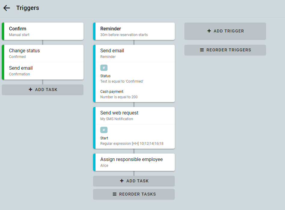 bukza_app's tweet photo. Meet the new functionality - Triggers. Use them to automate your order processing workflow. https://t.co/RNVfFu4MZU https://t.co/L1uLbLzPon