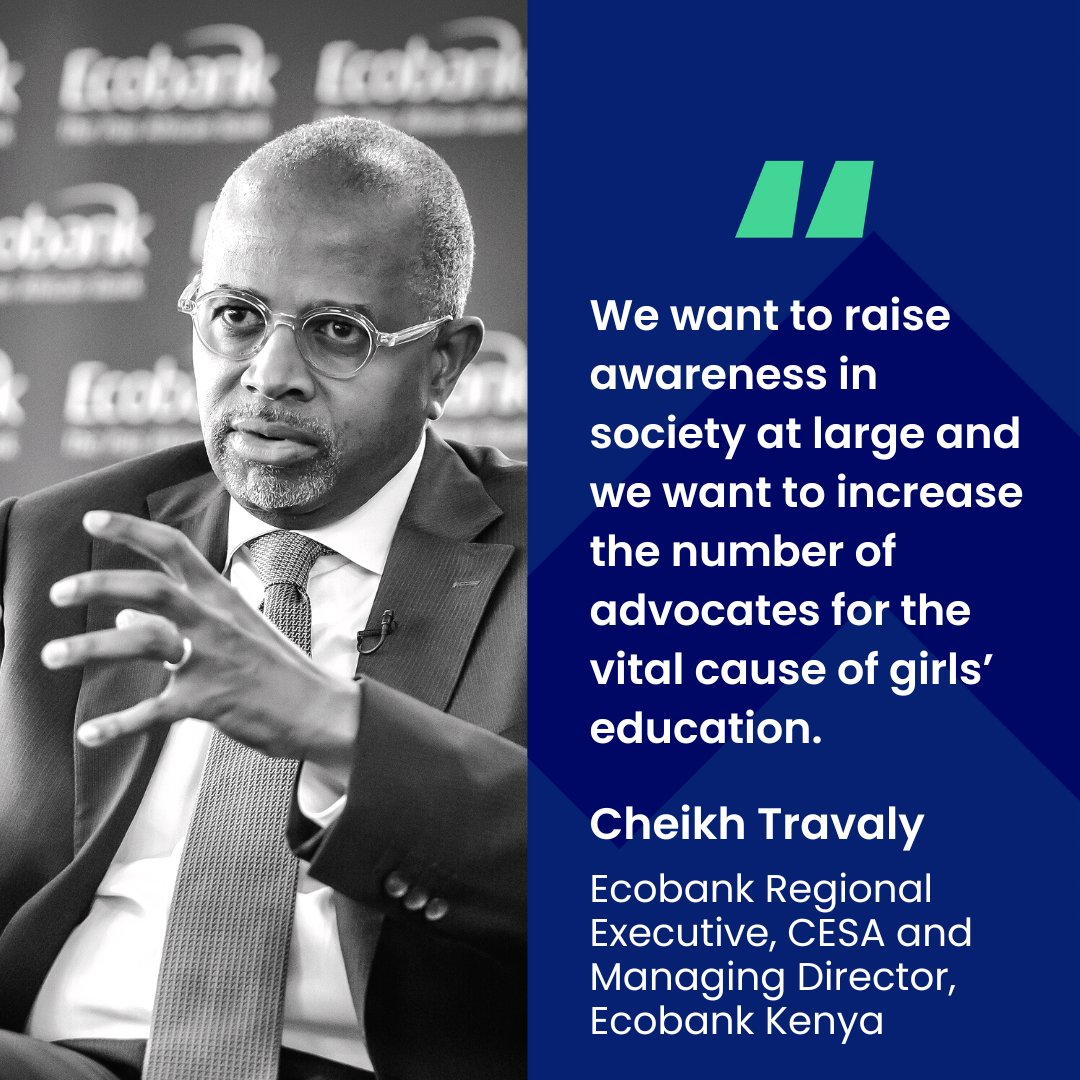 EcobankFdn's tweet photo. As we celebrate International Day of the Girl, we champion their right to a better future. A good education is essential. Together with our partner @GPforEducation, we’ve been addressing challenges that affect girls’ access to education: https://t.co/ygFTQro7zL #DayOfTheGirl https://t.co/1ukBncLrd5