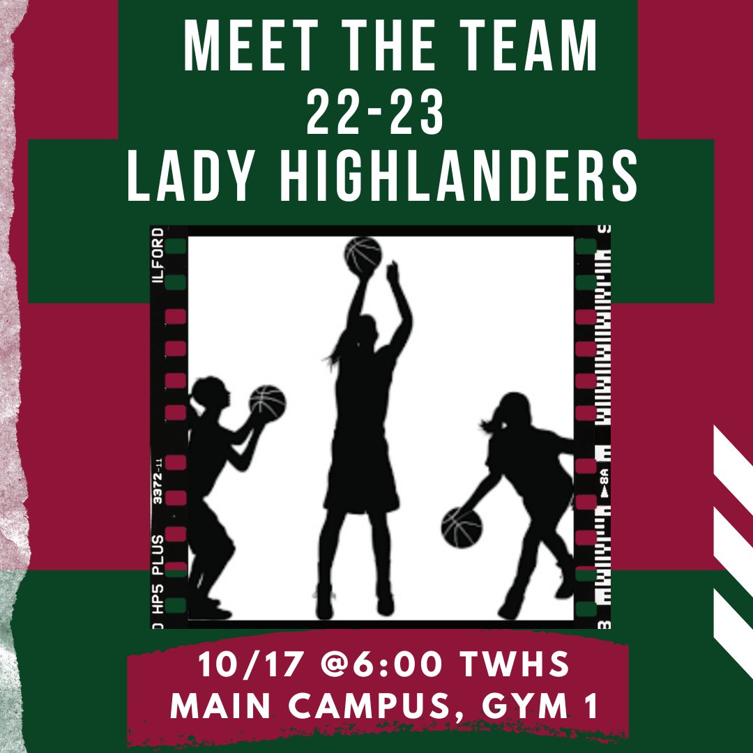 LadyHighlanderBB (@ladyhighlanders) on Twitter photo Come one, come all!! Join us in meeting this year's Lady Highlanders! Family & Friends are invited to the party! <a href="/McCulloughCISD/">McCullough Junior High, Conroe ISD</a> <a href="/TWHS9thCISD/">The Woodlands High School 9th Grade, Conroe ISD</a> <a href="/twhs_athletics/">TWHS_Athletics</a> Come one, come all!! Join us in meeting this year's Lady Highlanders! Family & Friends are invited to the party! <a href="/McCulloughCISD/">McCullough Junior High, Conroe ISD</a> <a href="/TWHS9thCISD/">The Woodlands High School 9th Grade, Conroe ISD</a> <a href="/twhs_athletics/">TWHS_Athletics</a>
