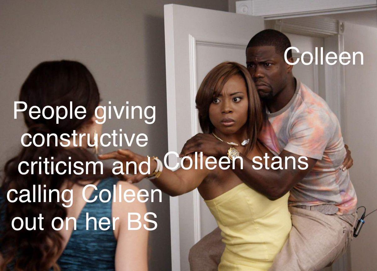 take_criticism's tweet photo. Really all the Balllingers and their stans don’t understand constructive criticism =\= hate. But @ColleenB123 especially loves to hide behind her stans. https://t.co/mY6x8TOwka