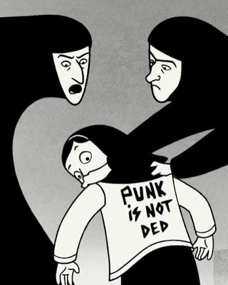 “PUNK IS NOT DED” 2018 🧚🏻‍♂️ persepolis ❤️
