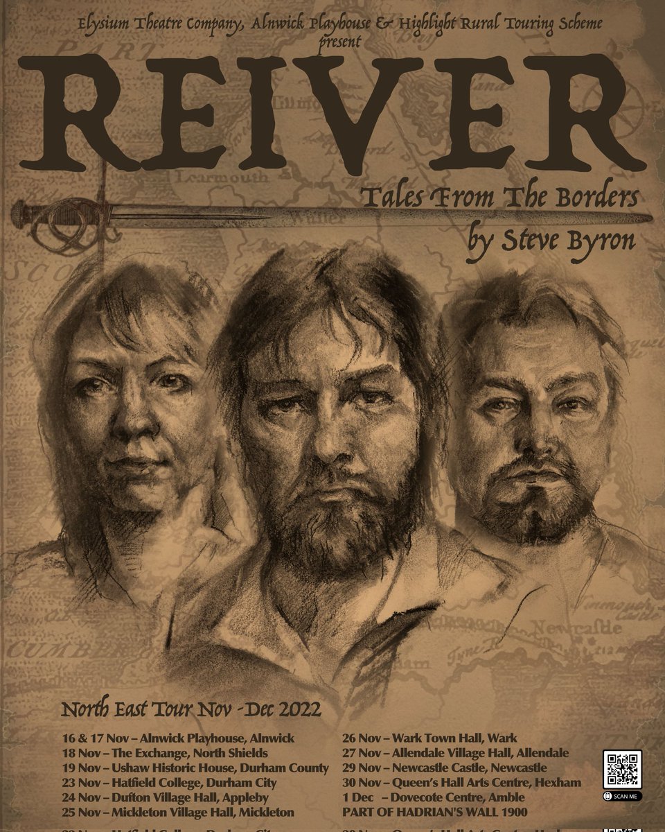 In 1985 at 15 years old, I took to the stage at Queens Hall, Hexham in "RIOT" a historic piece about where i grew up. 37 years later i bring my writing, a historic piece of where i grew up to that very same stage. I am very excited about that.