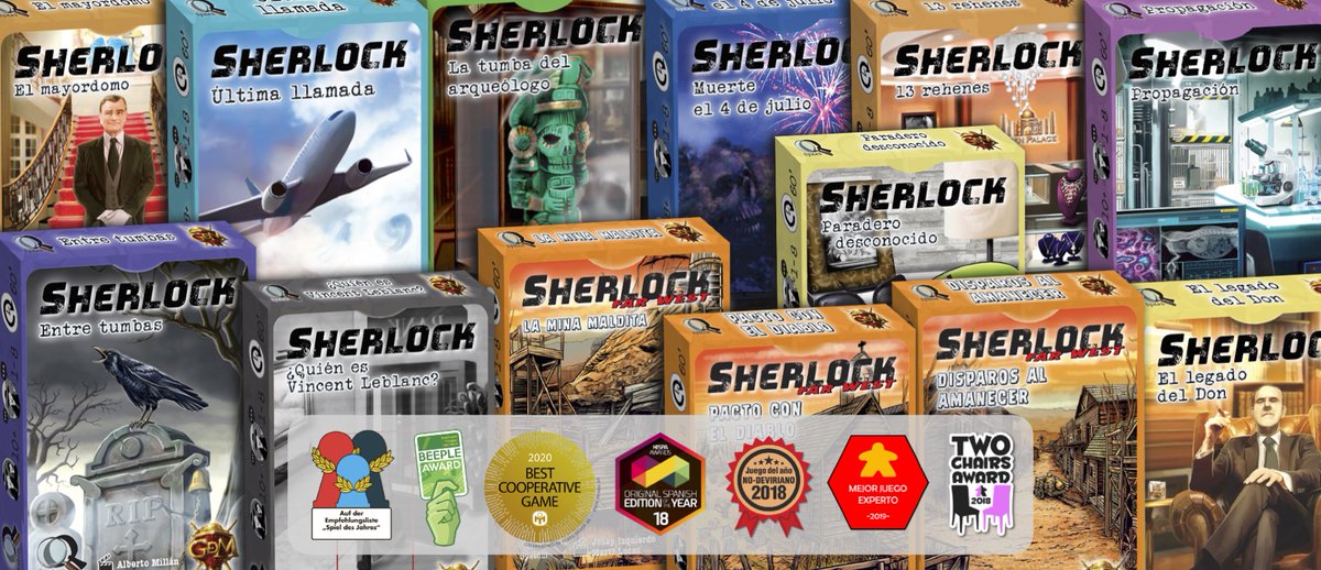 totjugar's tweet photo. Gent de Tarragona, no coneixeu la sèrie de jocs de taula d'investigació #Sherlock #Qsystem? Doncs teniu una cita!
 
📍 Abacus Tarragona
🗓️ dijous 13 d'octubre
🕐 de 18h a 20h

Podreu provar gratuïtament un dels 27 casos publicats i, si ho voleu, us signarem exemplars 😊 https://t.co/dl9cEWvr49