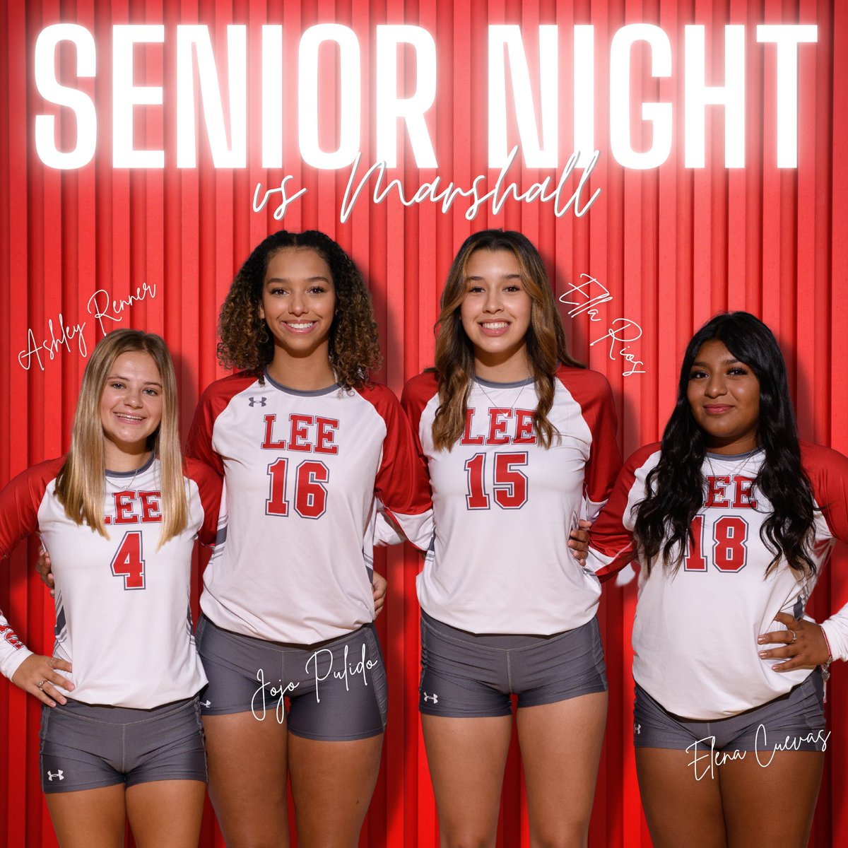 𝔾𝔸𝕄𝔼 𝔻𝔸𝕐 & 𝕊𝔼ℕ𝕀𝕆ℝ ℕ𝕀𝔾ℍ𝕋‼️ 🆚 Marshall Come out to cheer on your favorite teams to a victory! Senior recognition will be before varsity game warmups! ⏰ 9th 5pm // JV 6pm // Varsity 7:15pm 📍LEE 📺 LEE Volleyball YouTube Channel 🎟 Ticket Spicket #govols