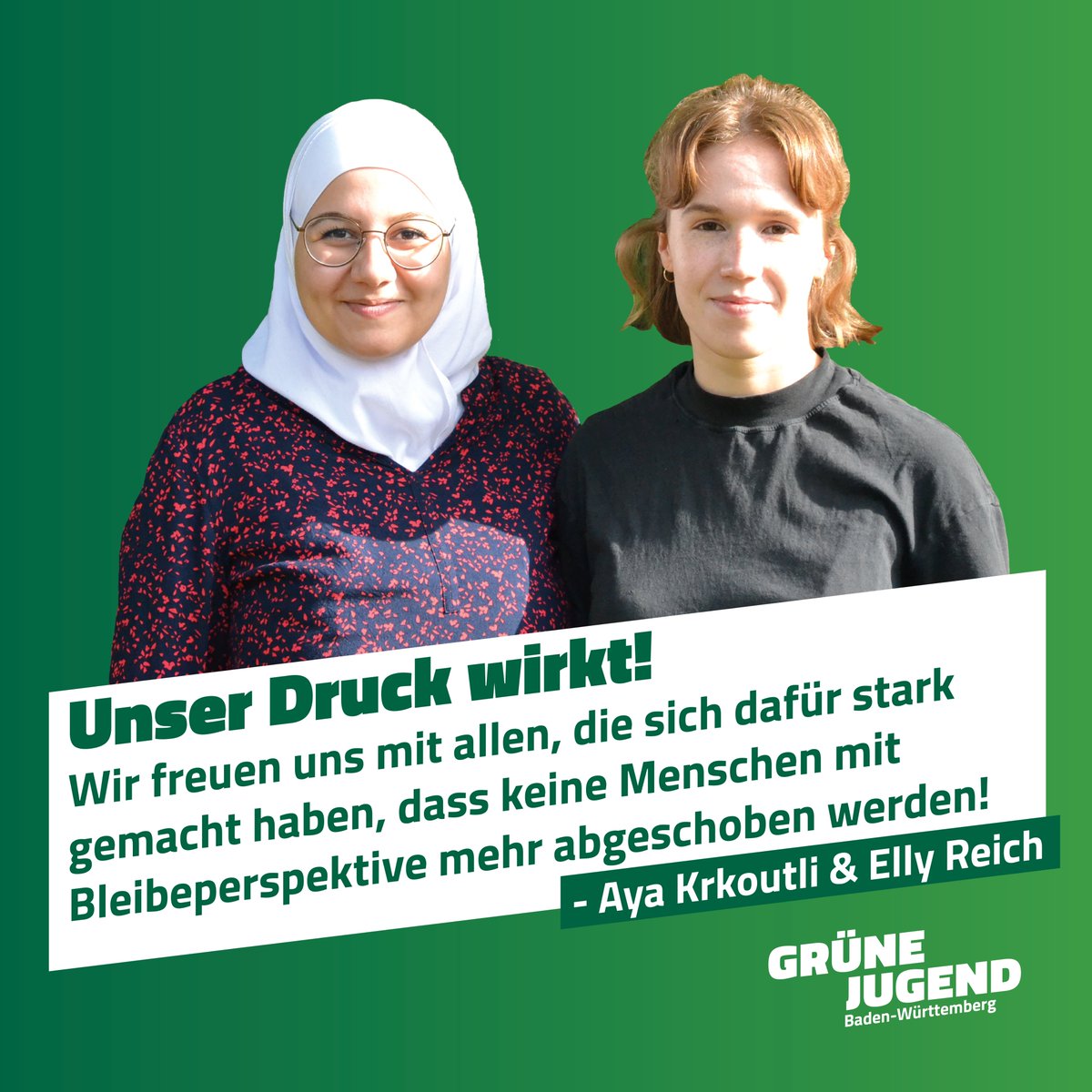 UNSER DRUCK WIRKT! 
Die Koalitionspartner haben sich darauf geeinigt, keine Menschen mit Bleibeperspektive mehr abzuschieben.

Wir freuen uns über diese Entscheidung und danken allen, die mit uns dafür gekämpft haben.