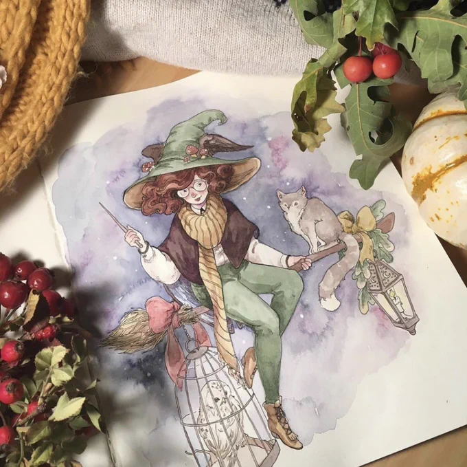 Hello #PortfolioDayI am a comic book creator and illustrator! I love drawing magical folk and whimsical woodland creatures. 