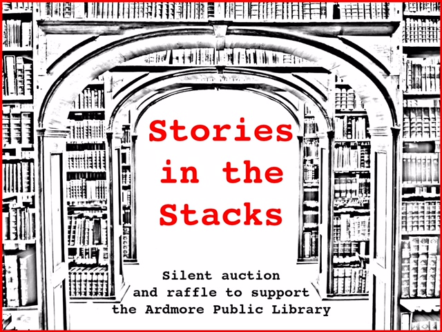 ArdmoreLibrary's tweet image. Join the Ardmore Library on October 22 for “Stories in the Stacks.” Enjoy light bites and drinks from local vendors, bid in a silent auction, and enter to win raffle prizes. To purchase tickets, visit lmls.org/ardmoreauction.