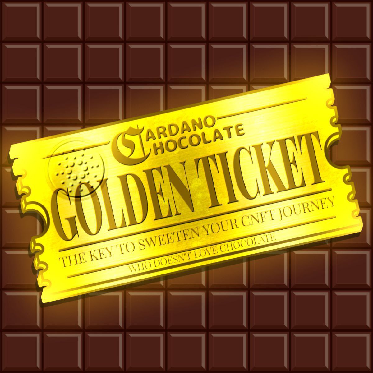 I’m so happy to be able to mint one of these golden tickets. 
Now let’s make some chocolate 🍫 
Thank you @chocolate_cnft 
Get over to their Twitter and let them know you love chocolate 🤎👑

#WhatsYourFlavour 😍

#WillyWonka #OompaLoompas #ChocoLoco #Ticket29