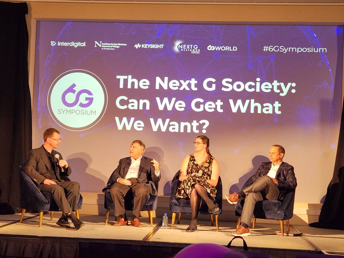 Prakash Sangam (@mytechmusings) on Twitter photo At the Next Society panel, <a href="/deanrbrenner/">Dean Brenner</a> makes a great point, can there be a version of #6G that is cost optimized to address #DigitalDevide ?
#6gtechnology #6GSymposium <a href="/6GWorld/">6GWorld</a>
<a href="/TantraAnalyst/">Tantra Analyst</a> At the Next Society panel, <a href="/deanrbrenner/">Dean Brenner</a> makes a great point, can there be a version of #6G that is cost optimized to address #DigitalDevide ?
#6gtechnology #6GSymposium <a href="/6GWorld/">6GWorld</a>
<a href="/TantraAnalyst/">Tantra Analyst</a>