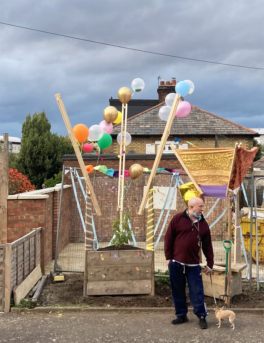 We had a lot of fun working with students <a href="/ACEatUEL/">ACE at UEL</a>  and residents of #WilliamMorrisClose to design planters and seating as part of wider improvements to the site. Built with recycled materials from @FRPonline 
<a href="/WMBigLocal/">WM Big Local</a>