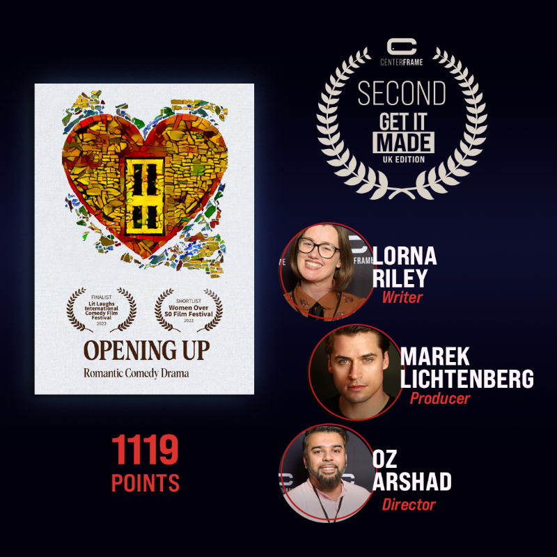 CenterframeClub's tweet photo. We have the GET IT MADE - UK Edition winners!
Thank you so much to everyone who took an interest and voted - you really made it happen, and have impacted some giddy filmmakers' lives ;-)
Want to see it unfold? check out the video

#GETITMADE #shortfilm #filmcommunity #filmmaking