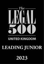 Delighted to be ranked in the Legal 500 for the first time as a leading junior. A huge thanks to all those that gave such kind references! Congratulations to all of my fantastic 9BR colleagues who also ranked this year. #legal5002023 #leadingjunior #humblebrag