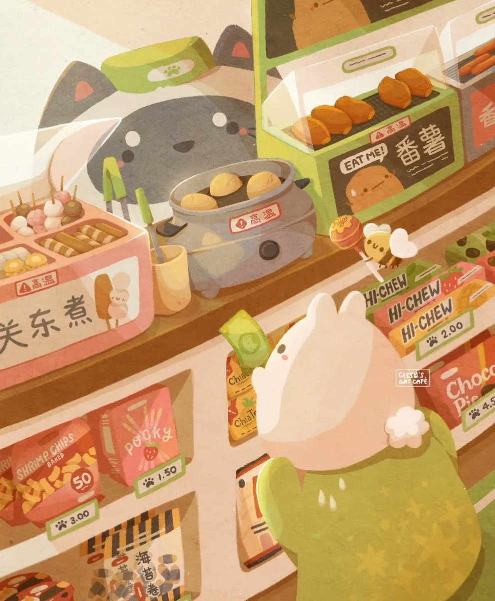 ccsartcafe's tweet image. Hi #PortfolioDay ! I&apos;m Cecile, an illustrator based in NYC. I love painting cute, colorful, story-driven illustrations! Available for illustration &amp;amp; design work✨

💌 hello@cissyartcafe.com
✏️ cissyartcafe.com
🌼 patreon.com/cissyartcafe
🌷 ko-fi.com/cissyartcafe