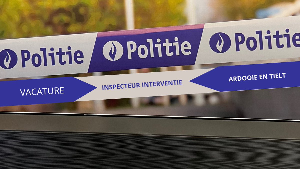 pzregiotielt's tweet image. Werk je al bij de politie en ben je op zoek naar een 𝐧𝐢𝐞𝐮𝐰𝐞 𝐮𝐢𝐭𝐝𝐚𝐠𝐢𝐧𝐠 in een korps met een familiale sfeer  en doorgroeimogelijkheden?
Wij zoeken een inspecteur bij de interventie #Ardooie en #Tielt.
Solliciteren kan tem 21 okt via de SaRA-applicatie.