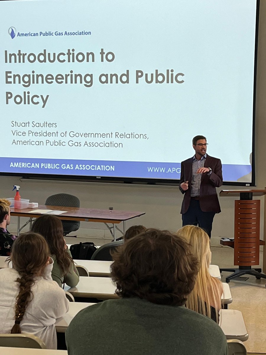 Spent some time last week in <a href="/mscollegetown/">Starkville, Mississippi</a>. Got to see some friends &amp; football! Also, had the chance to share on the intersection of #engineering &amp; #publicpolicy with <a href="/msstate/">Mississippi State</a> students from <a href="/MSUEngineering/">Bagley College of Engineering</a> and <a href="/ShackoulsHonors/">MSU Shackouls Honors</a>