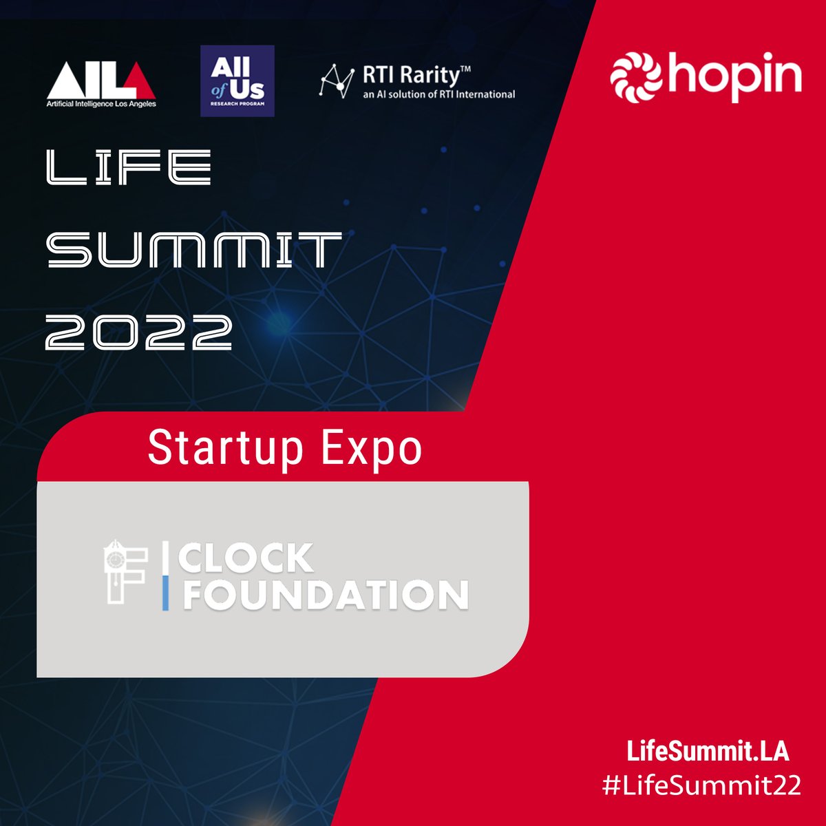 AILA_Community's tweet photo. We're excited to have Clock Foundation as part of this year's #LifeSummit22. 🎉

Learn more about them during #LifeSummit22 on Oct 20th, 2022! 

RSVP 👉 https://t.co/zpQOummdbF https://t.co/0wdhOJf44t