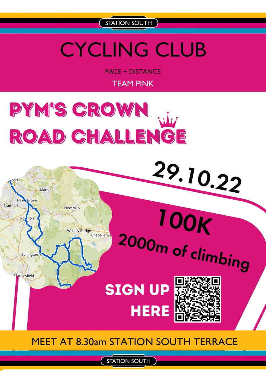 Manchester road cyclists: End of season challenge. Do it. Register here: eventbrite.co.uk/e/the-sscc-pym…
