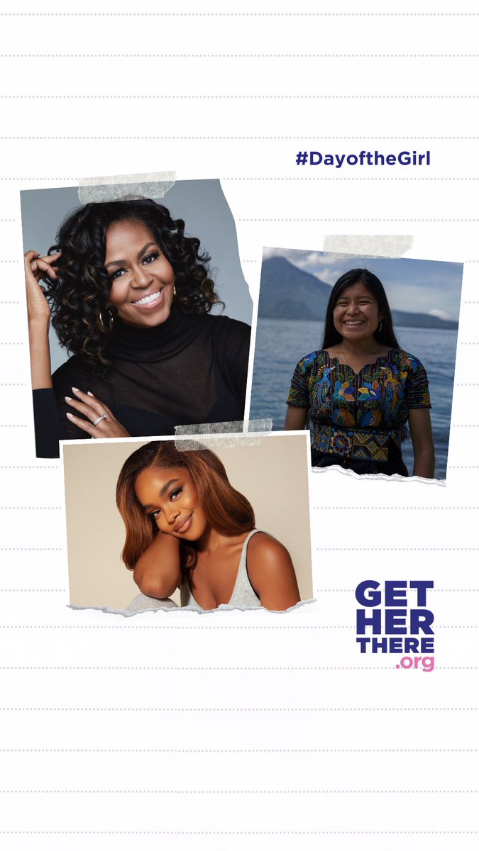 As we celebrate #DayoftheGirl, check out my conversation with @MichelleObama and Ingrid, a student from the @girlsalliance community in Guatemala, to learn more about #GetHerThere, a new effort to empower girls through education.
 
Read more: elle.com/culture/career…