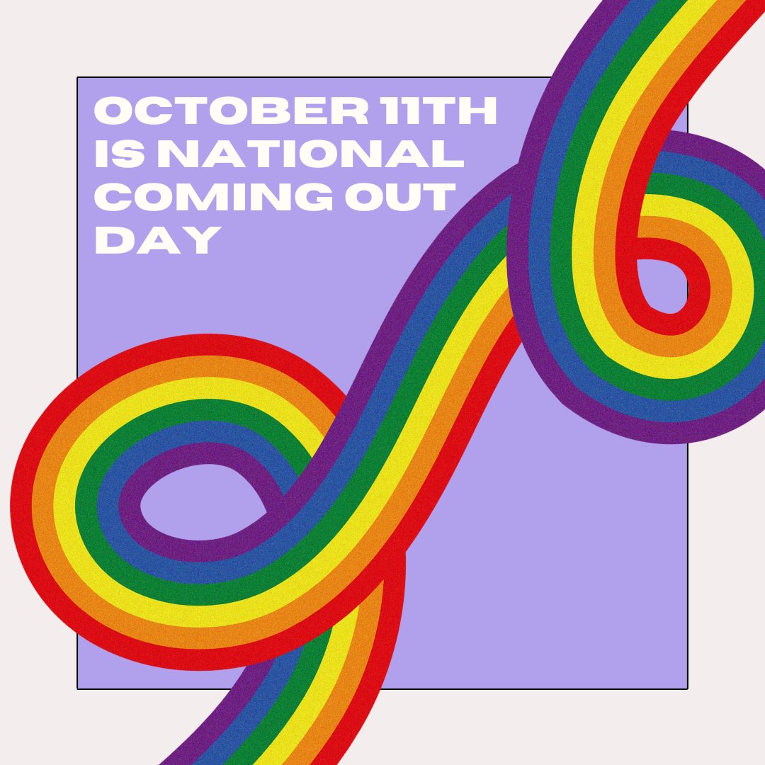 CCBCLibrary's tweet image. Today is National Coming Out Day and October is LGBTQ History Month! Learn more on our library guide here: libraryguides.ccbcmd.edu/LGBTQ