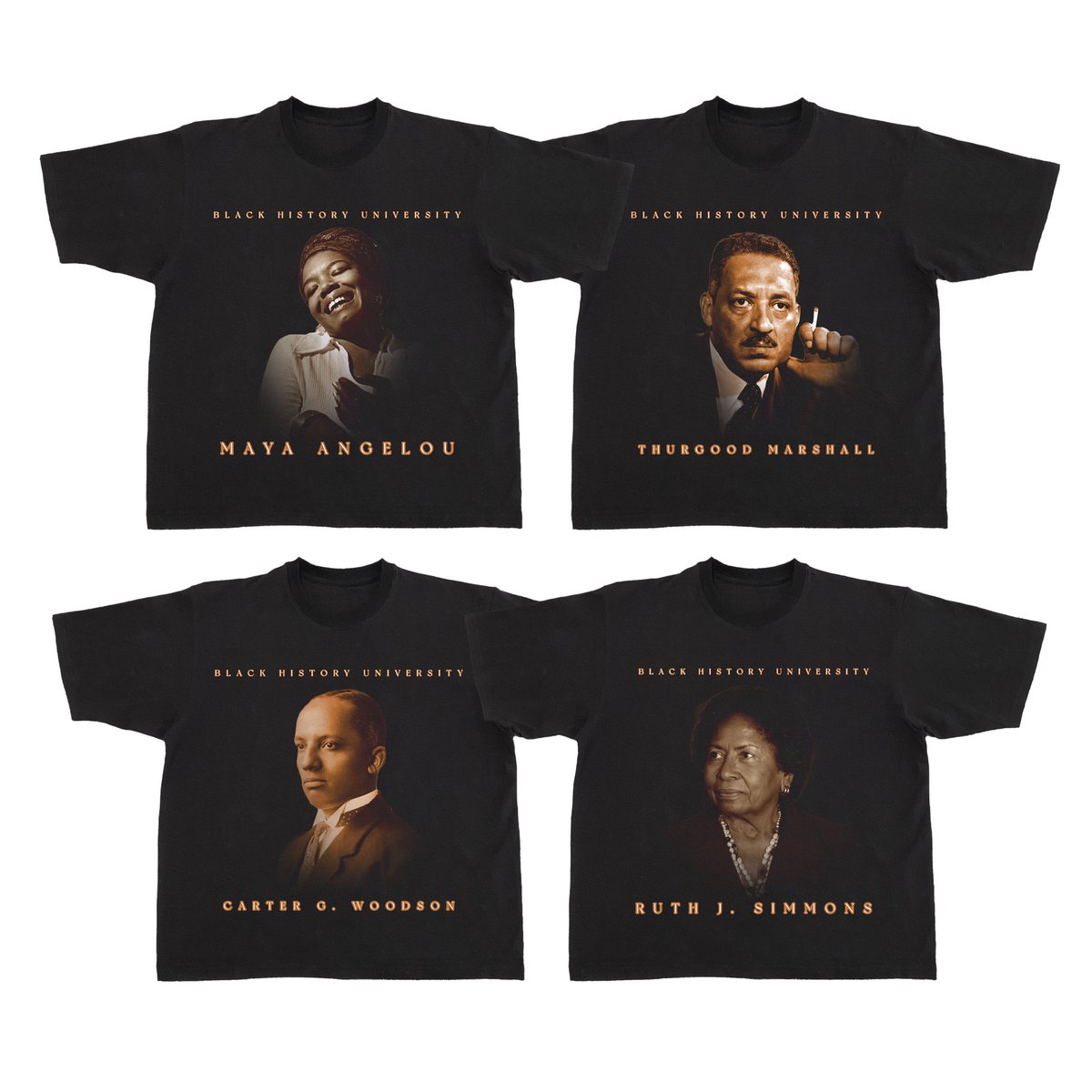 It takes $0 to rt my new vintage tees. Help me sell out of my last few. 👀 

I got tired of seeing Tupac &amp; Aaliyah on y’all shirts 💀 so I created some with people who deserve to be highlighted. 💫
#BlackHistoryUniversity