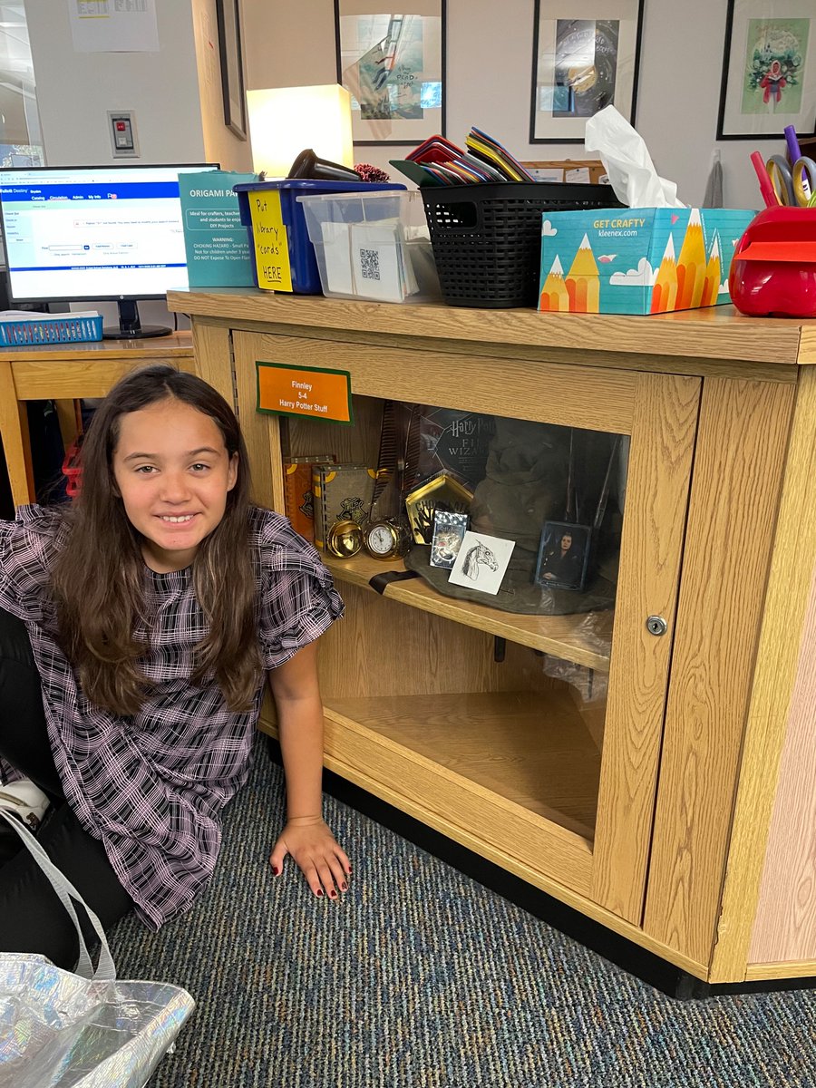 Check out this amazing Harry Potter collection in the LMC this week. Thanks F for bringing it in! <a href="/MissDietrich5th/">Laura Dietrich</a>