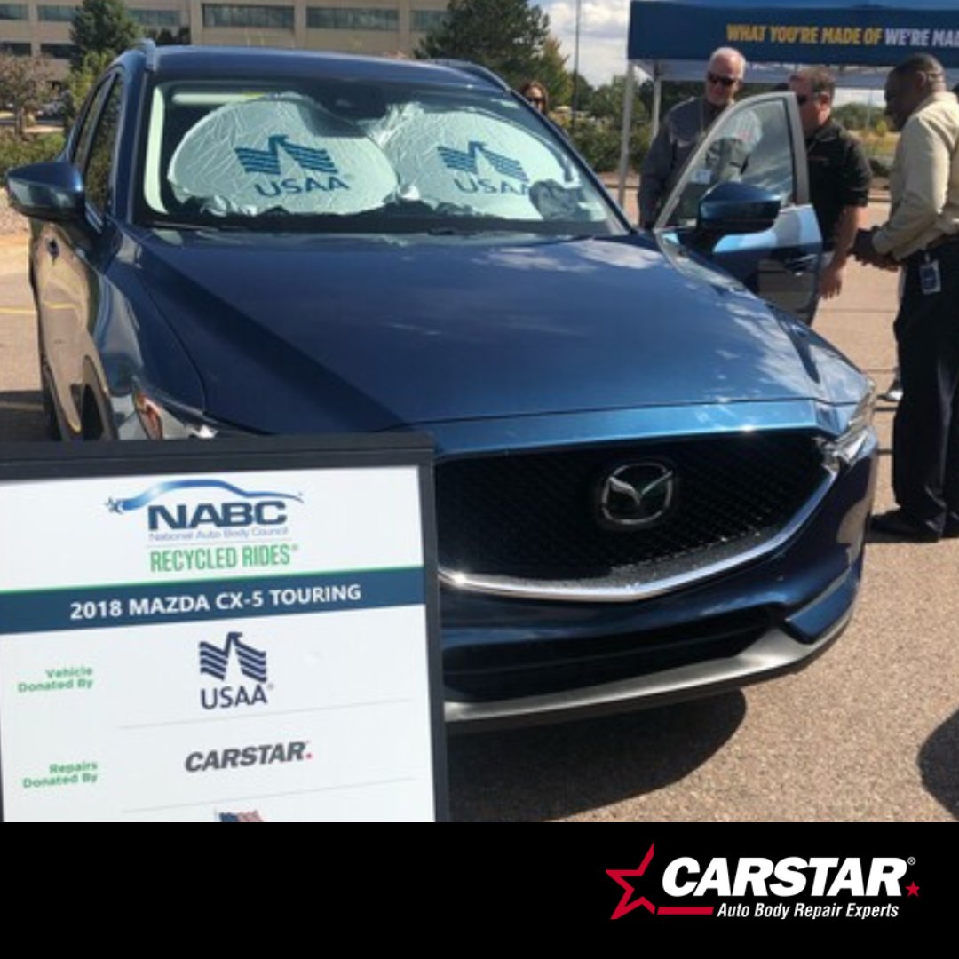 CARSTAR Auto Body (@carstarautobody) on Twitter photo CARSTAR 's Jordan road and West locations donated three vehicles to Colorado Springs Veterans and Military Members through <a href="/NABCGivesBack/">NABCGivesBack</a> Recycled Rides.
Read more: bit.ly/3SZ7MZW CARSTAR 's Jordan road and West locations donated three vehicles to Colorado Springs Veterans and Military Members through <a href="/NABCGivesBack/">NABCGivesBack</a> Recycled Rides.
Read more: bit.ly/3SZ7MZW