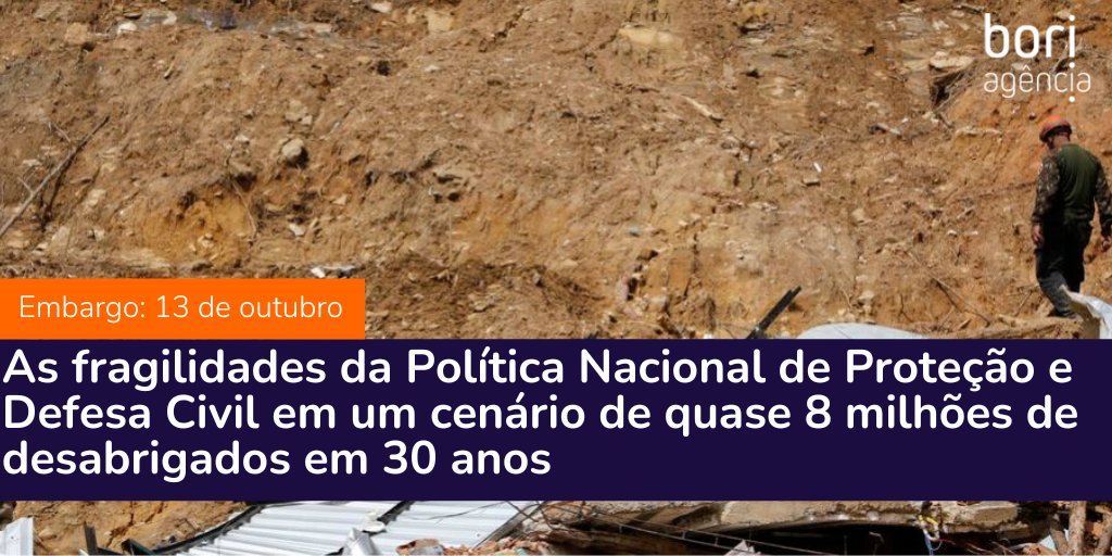 borinasredes's tweet photo. Jornalistas, estamos antecipando novo artigo de opinião sobre as fragilidades da Política Nacional de Proteção e Defesa Civil em meio aos desastres no pais.

Veículos de comunicação podem reproduzir o texto a partir desta quinta (13).

https://t.co/OvqzVzprNk https://t.co/tWJLhNct0m