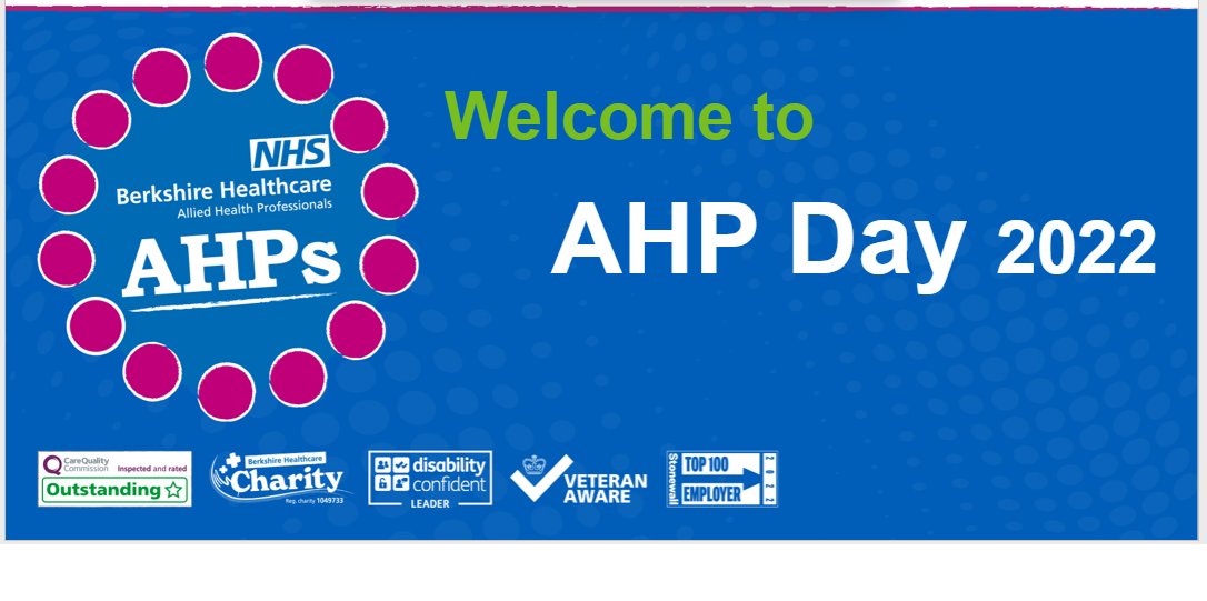 AHPsBerksHealth's tweet photo. 14th Oct = AHP day. Here @BHFT we've an amazing day lined up. Themes inc 'Celebrate' 'Appreciate' 'Inspire' &amp; 'Connect' Follow us for information on our fab Workforce, Careers &amp; Opportunities. Looking forward to hearing our inspiring speakers @jodieholtham @FultonDebbie768 &amp; + https://t.co/8HU0XXQzIs