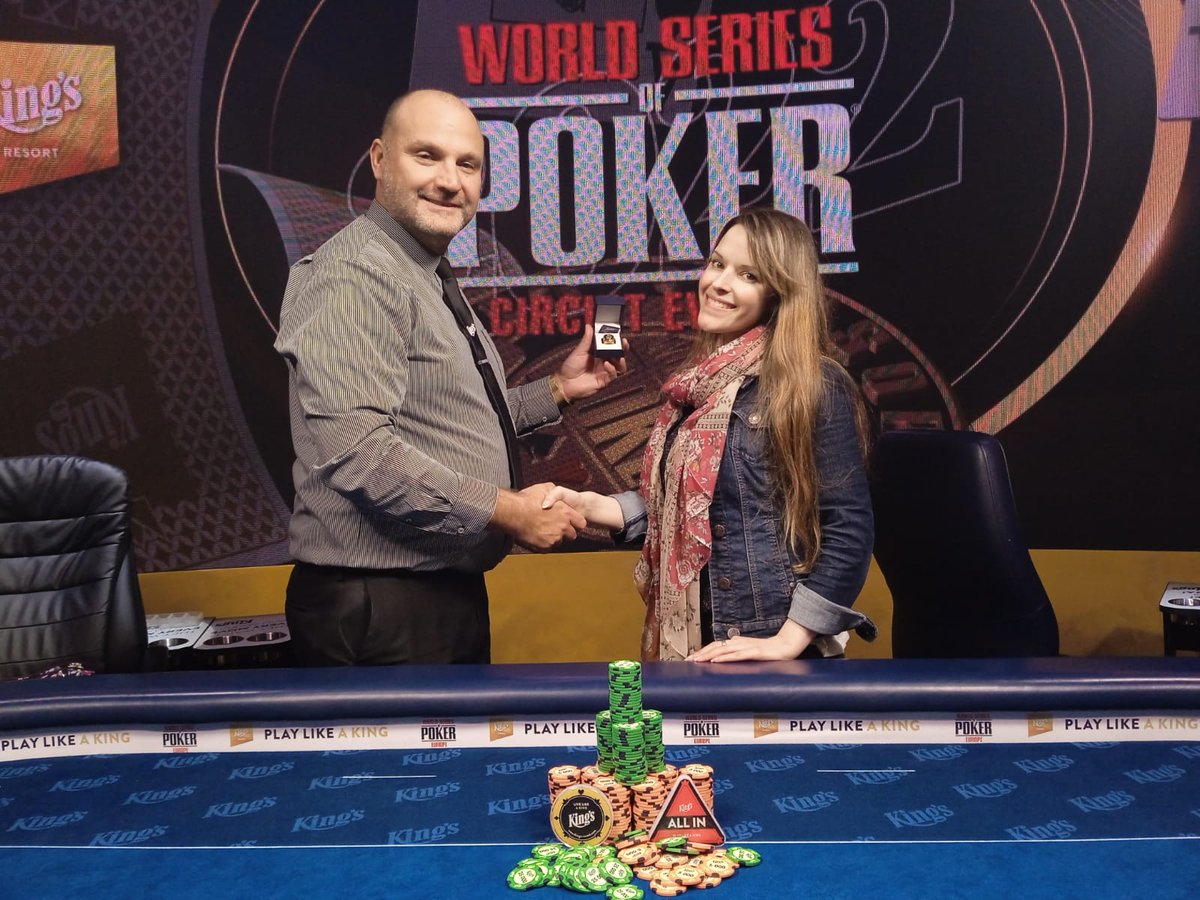 Maria Lampropulos (@mlampropulos) on Twitter photo Lo logramos!🙌🏻Ganamos nuestro 2do anillo de Wsop Circuit,esta vez en Europa. Me siento sumamente feliz.Y especialmente,agradecida.
Muchísimas gracias por tanto apoyo!💖
We did it! 2nd Wsop Circuit Ring. I feel so happy and grateful.Thanks a lot for the support!❤️
<a href="/PokerroomKings/">King's Resort</a> Lo logramos!🙌🏻Ganamos nuestro 2do anillo de Wsop Circuit,esta vez en Europa. Me siento sumamente feliz.Y especialmente,agradecida.
Muchísimas gracias por tanto apoyo!💖
We did it! 2nd Wsop Circuit Ring. I feel so happy and grateful.Thanks a lot for the support!❤️
<a href="/PokerroomKings/">King's Resort</a>
