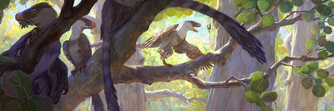 #PortfolioDay Originally from Colombia, I'm currently a visual development artist at Walt Disney Animation Studios! Outside of work, I love painting the ruins of imagined worlds, and going back to my first artistic  paleoart! 