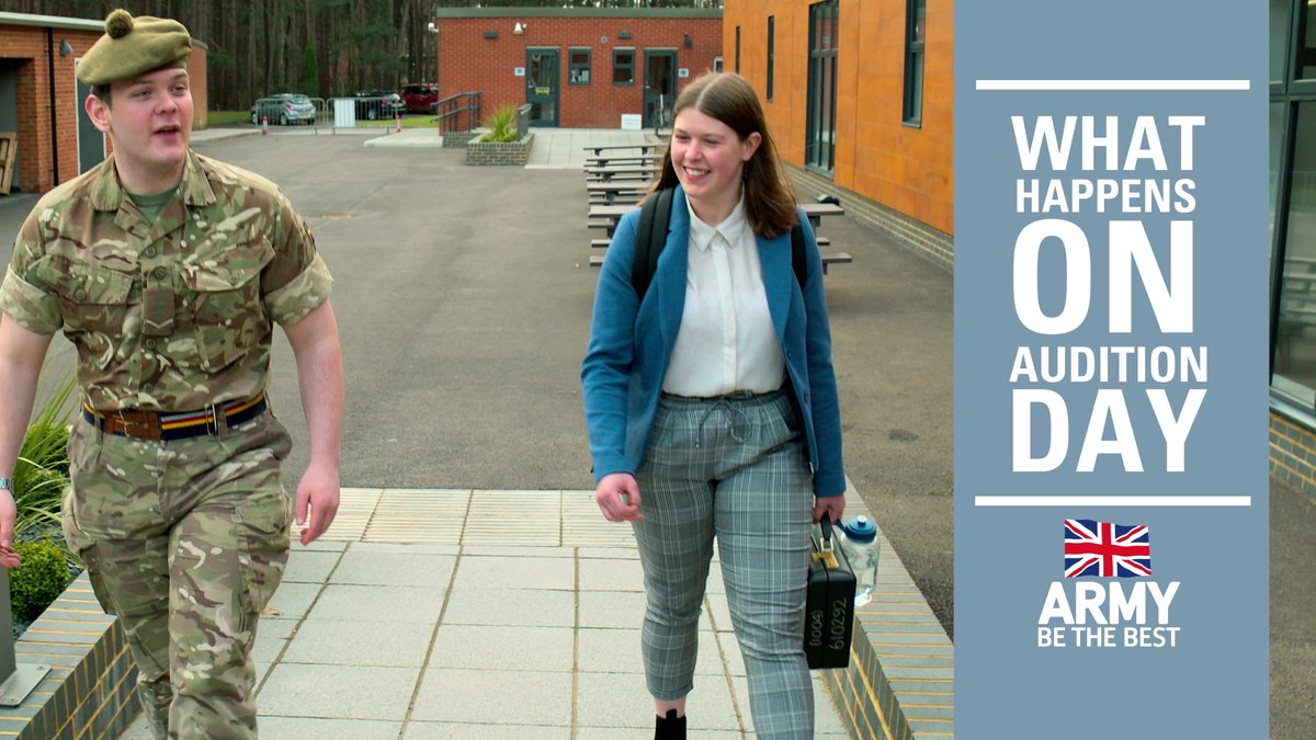 British Army Music (@corpsarmymusic) on Twitter photo Have you ever wondered what our audition process is like? 🎶
On the journey to becoming a <a href="/BritishArmy/">British Army 🇬🇧</a> musician, you will be required to perform at a musical audition. Follow Cerys as she embarks on her audition, see how she gets on.
Watch here: 👉 youtu.be/3e-XJQgak1A Have you ever wondered what our audition process is like? 🎶
On the journey to becoming a <a href="/BritishArmy/">British Army 🇬🇧</a> musician, you will be required to perform at a musical audition. Follow Cerys as she embarks on her audition, see how she gets on.
Watch here: 👉 youtu.be/3e-XJQgak1A
