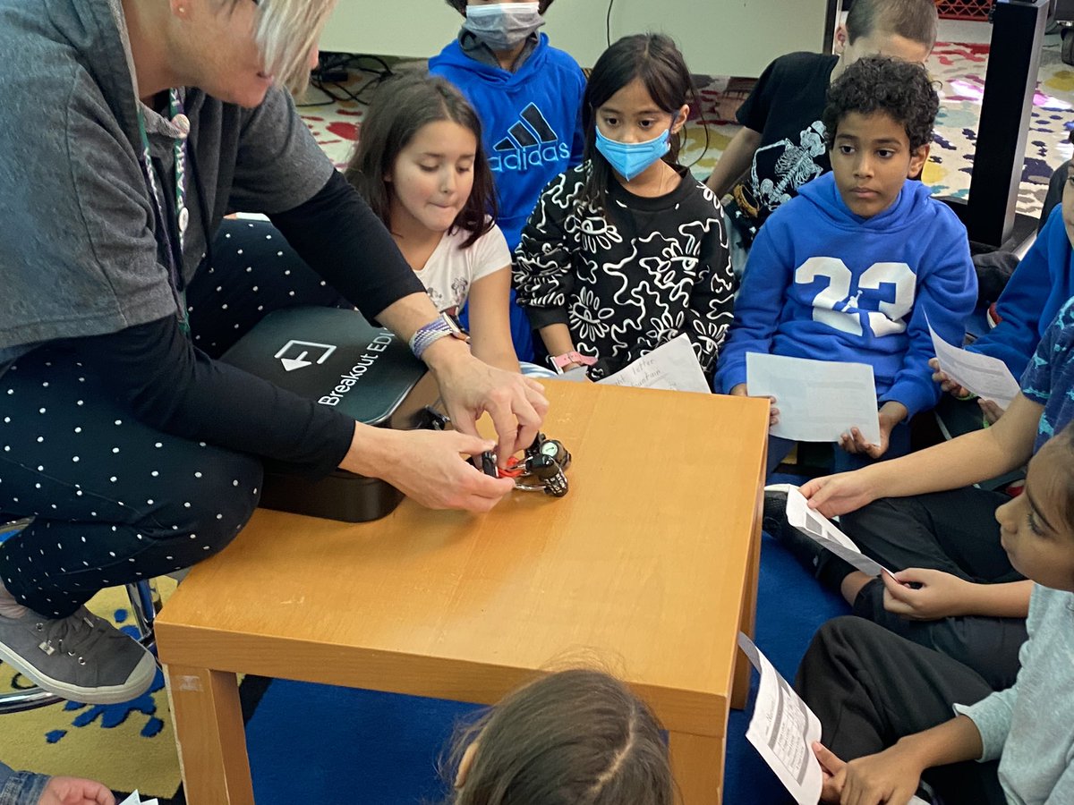 abctec's tweet photo. Third graders are completing a #breakout this week! So fun! #collaborators #communicators #criticalandcreativethinkers https://t.co/kNKIdELc8Z